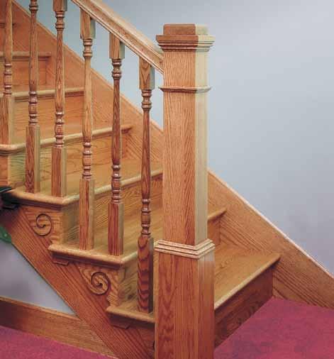 Box Newels WM Coffman s Box Newel Collection offers you the ability to enhance the appearance of your stair with an