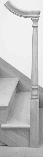 on the location of the newel matching the standard location listed with the application.