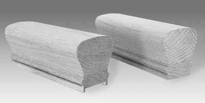 Bending mould is a form, moulded to the outside profile of the handrail, that is used to cradle the bending rail as it is being