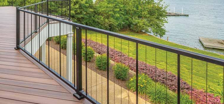 WESTBURY TUSCANY SPECIFICATIONS Railing Heights: 36", 42" Railing Lengths: 4', 5', 6', 7', 8' Stair Rail Lengths: 4', 5', 6', 7', 8' C10 Baluster: 3/4" x 3/4"