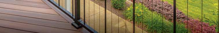 Adjustable Gates: 36" W, 48" W, and 60" W Openings Top Rail Profi le Bottom Rail Profi le A stylish 1-3/4" x 1-3/8" top rail combined with the 1-3/4" x 1-1/4"