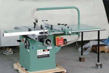 00 10 SCORING SAW WITH BUILT-IN SLIDING TABLE (right tilt) Can be used as a regular saw, but includes a built-in sliding table