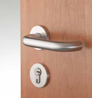 Supplied with spindle and fixings as standard to suit doors 38-54mm thick Levers supplied with 8mm spindle Sprung roses 8mm thick with matching 4201.19.