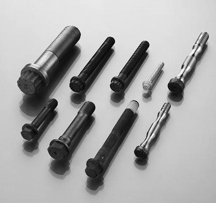 Double-ended studs and centre collar bolts Product example Connecting rod bolts Double-ended studs and centre collar bolts Double-ended studs and centre collar bolts are typically used to fix