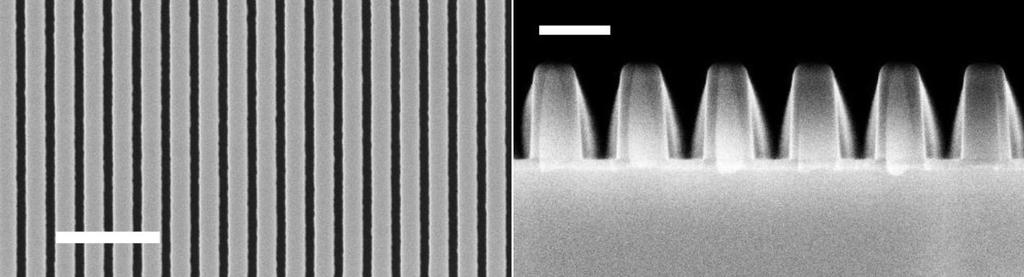 Figure 3. Change in reflectivity as a function of the time delay of the probe beam for an unpatterned silicon sample. The water film thicknesses, from top to bottom, are 3.35, 2.76, 1.93, 1.35, and 0.