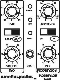7. Now set the MF-102 panel controls as follows (See Figure 2): AMOUNT 2 RATE 6.