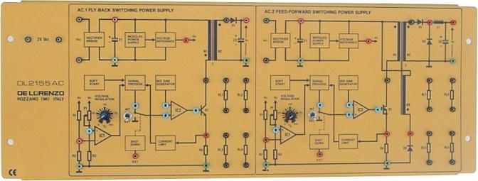 APPLICATIONS Switching Power Supplies DL 2155AC Analysis of the operation of a flyback power supply Analysis of the operation of a feed-forward power supply Regulation of the output voltage as a