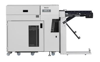 Efficient Finishing DUPLO DMSF-10 ENTRY PRODUCTION DUAL MODE SHEET FEEDER This best-of-both-worlds finishing solution allows multiple printers, Xerox and non-xerox, to share one finishing device.