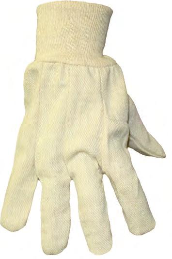 100% cotton PVC dotted palm Clute cut design Straight thumb Knit wrist Sizes: B(S), L, J #5501 #1JP5505: Poly/cotton blend #1JP5501: 8oz, poly/cotton #4011: 8oz, poly/cotton 100% cotton heavyweight