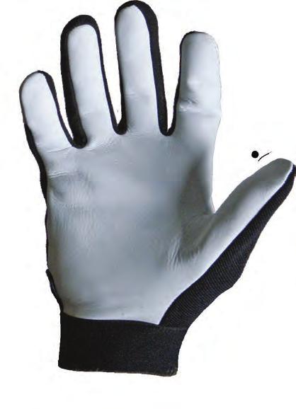 spandex back Vented fourchette fingers Assorted colors (black & blue) Sizes: M-X #790: Women