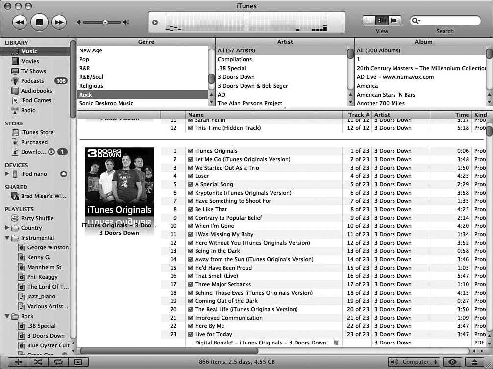 INTRODUCTION 3 FIGURE I.2 itunes will change the way you listen to audio and watch video.