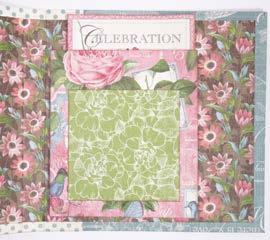 Place the journaling cut-apart into the first pocket page, then