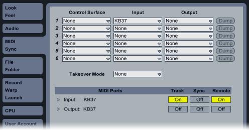 POD Farm 2 Advanced User Guide - POD Farm 2 Plug-In Select your Line 6 device here so that Live will receive MIDI from it Click the Track and Remote buttons both to On for your Line 6 device s MIDI