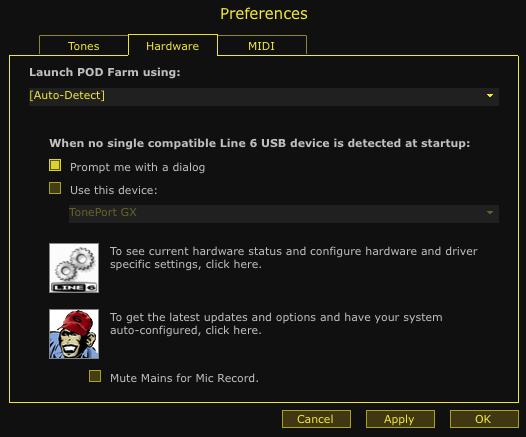 POD Farm 2 Advanced User Guide Standalone Operation Note that, due to some Windows and Mac operating system limitations, the following behaviors apply for these checkboxes: If you are on Windows,