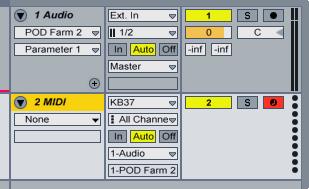 POD Farm 2 Advanced User Guide How To... Each DAW application offers these MIDI input options slightly differently.