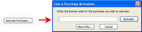 the License Keys page (you can keep the Line 6 Monkey application window open while you go to the web site). Copy the numerical License key code that appears on this page.