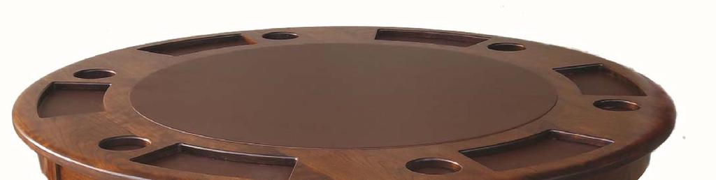 022 Winchester A round game table with a round leather or