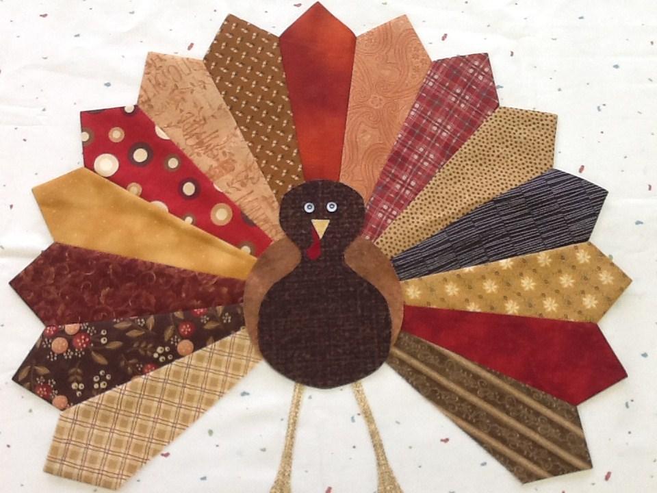 7, 14, & 28: 1-4 or 5:30-8:30 Turkey Wall Hanging (not just for kids) This is a fun easy wall hanging using the Dresden Tool.