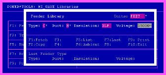 Press F2: Libraries. Press Enter to access the HI_WAVE library A1.