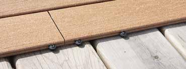QuickCap End Gapping: If two QuickCap boards are spliced, a joining board installed at the seams will minimize the amount!