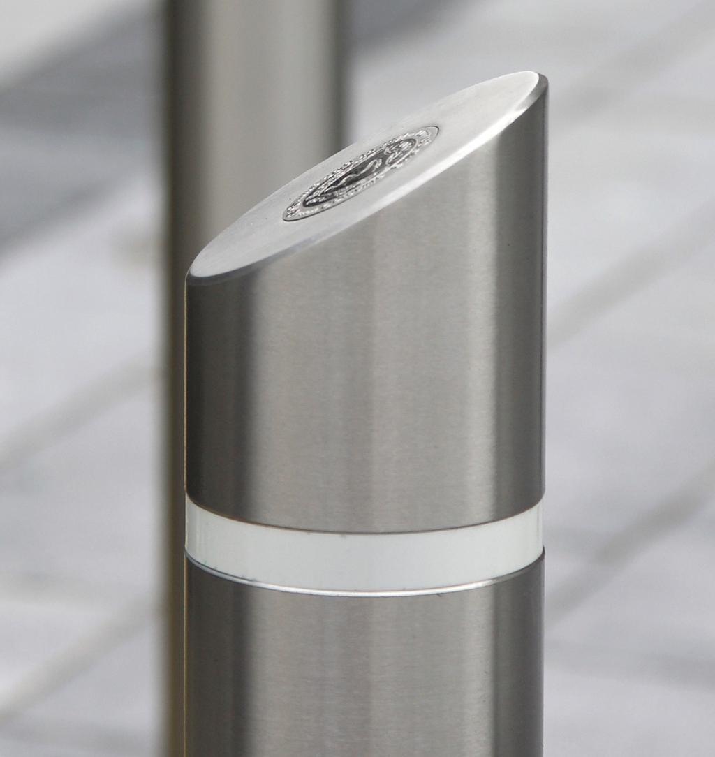 s23 Care and Maintenance Guidelines The s23 bollard is constructed from brushed 316 grade stainless steel, a material which is highly corrosion resistant.