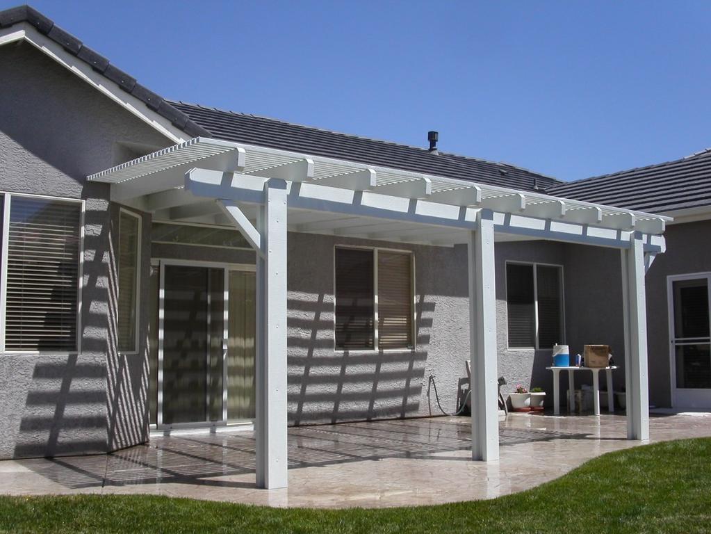 1 Attached/Detached Patio Cover NOTE: Check with your homeowners association and architectural review committee for Conditions, Covenants & Restrictions (CC&R s).