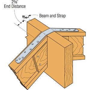 5 See Detail 1/- Ridge Beam Ridge Strap or Collar Tie Rafter Depth (One size larger than the rafter) 3-10d Rafter to Ridge Rafters (See Table A on Page 6) See Detail 2/- 1 x4 min @ 4 o/c Collar Ties