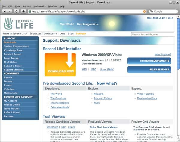 Page 5 Second Life Client Download From