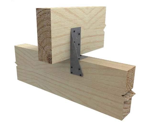 Tie-Down Connectors Triple Grips Pryda Triple Grips are used for many nail fixed timber joints, e.g.