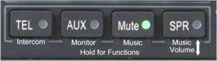 activate the function, and you will hear Alternate Intercom Function. Hold the button again to exit, and you will hear Standard Intercom Function. Monitor activates Monitor Mode.