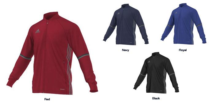 25 ADIDAS CONDIVO16 TRAINING JACKET CLIMACOOL provides heat and moisture Functional knitted fabric. Engineered mesh.