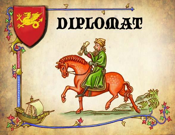 Diplomat Card Front Diplomat Card Back Goals of the Game: In the game of Swords and Sails, the player or alliance with the most victory points at the end of the game is the winner.