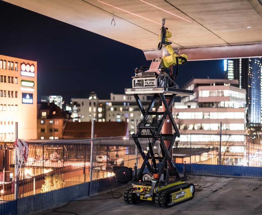 Mobile Robots on Construction Sites The Worlds First Mobile Drilling Robot is LIVE released by nlink in 02/2015 mounting of equipment to the ceiling fire sprinkler
