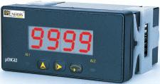 µdigi range Digital Panel Meters µdigi VAC AC VOLTAGE µdigi VDC DC VOLTAGE µdigi TPT TEMPERATURE Pt 00 µdigi PRC PROCESS SIGNAL U/I µdigi RANGE Programmable panel meters in 8 x 9 mm format for