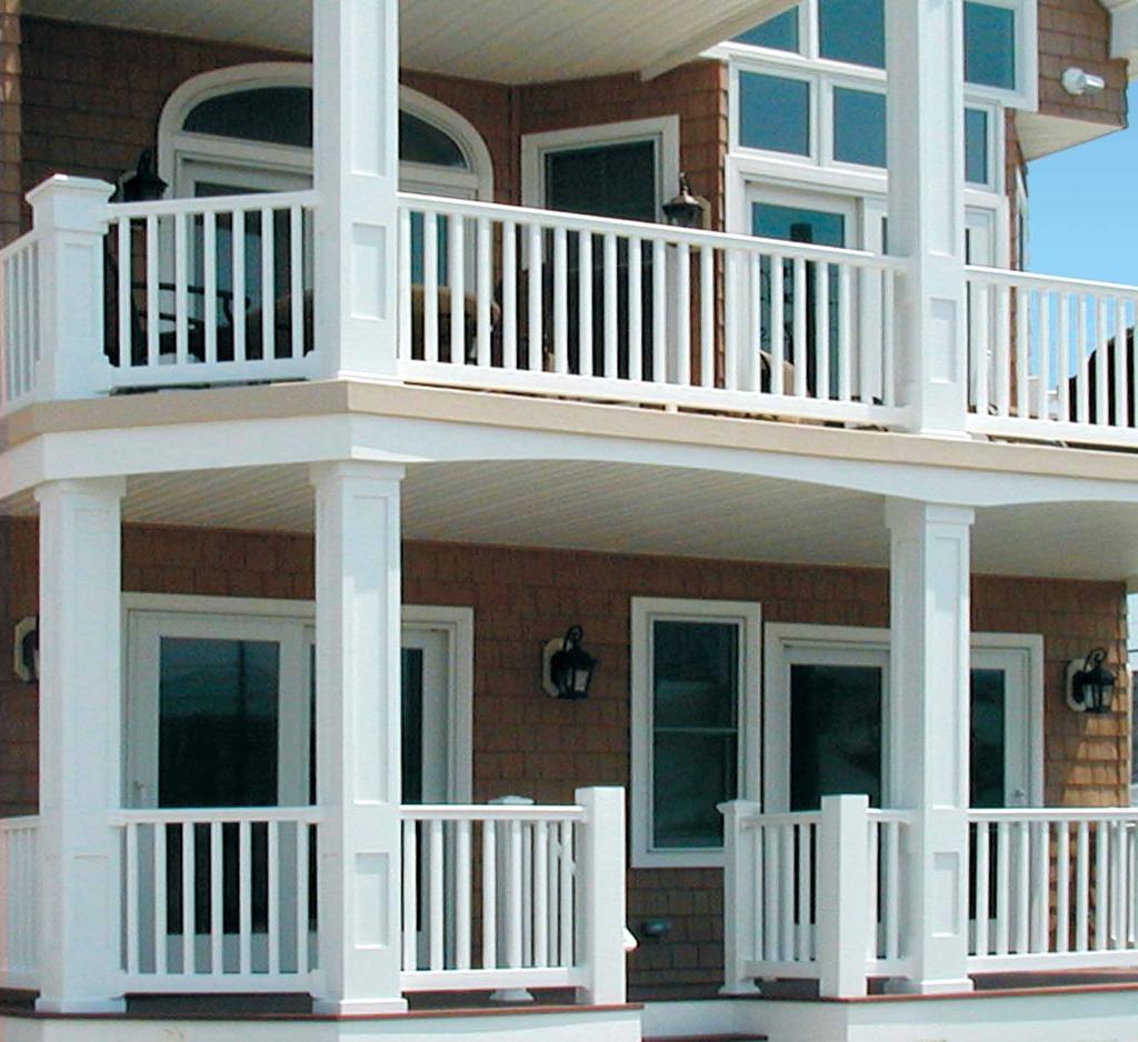 Railing We carry a variety of styles for a lifetime of low maintenance durability so that you can choose the railing that suits you best!