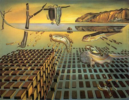 The Persistence of Time - Dali This is a unique work of art from the Surrealism movement. Surrealism artists painted objects very realistically.