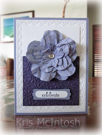 Supplies Fabulous Phrases Stamp set (wood) 122053 (Clear) 120501 Wisteria Wonder A4 card stock (124389) Whisper White A4 card stock (106549) Elegant