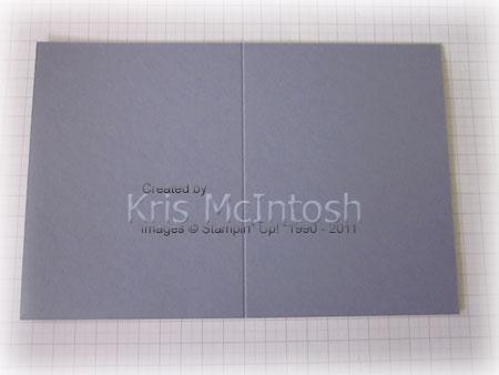 Modern Label Punch (119849) Clear Rhinestone Brads (113144) Stampin Dimensionals (104430) Mini Glue Dots (103683) Step 1