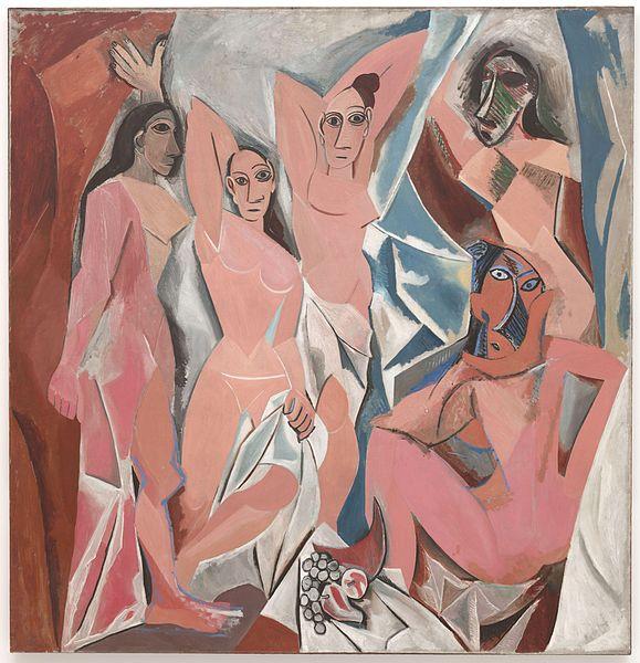 Pablo Picasso, Les Demoiselles d'avignon, 1907.