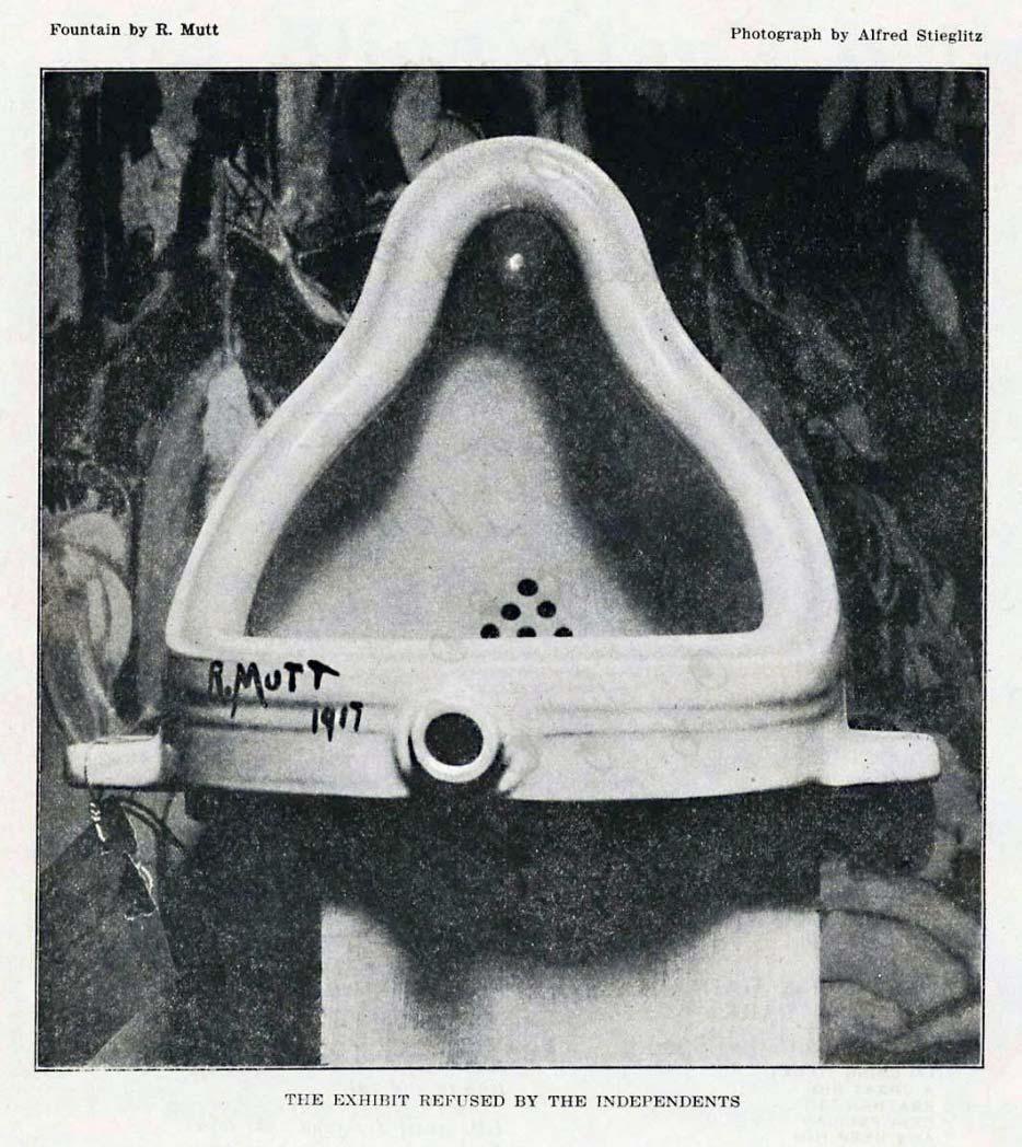 Dadaism Fountain is a 1917 work widely attributed to Marcel Duchamp.