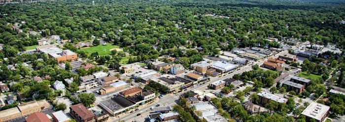 MARKET OVERVIEW MARKET OVERVIEW: Aurora, Illinois Homewood is a village in Cook County, Illinois and a suburb of Chicago. It has a population of approximately 19,400 people.