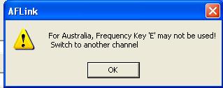 NOTE: The Frequency Key on the radio is computed from the channel number.
