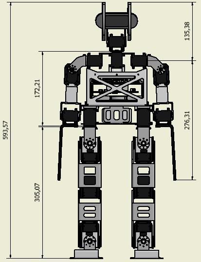 dimensions of EROS robot.