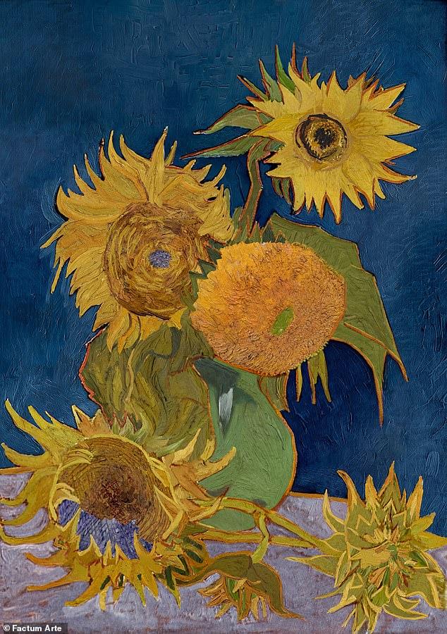 Six Sunflowers was one of a series of four