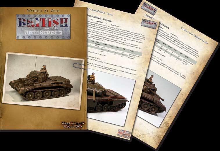 World at War. This book covers over 80 additional or updated vehicles for your German forces from all European theatres and periods of World War II!
