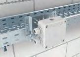 The mounting plate can be fastened to the rail with quick connectors, and permanently fastened using truss-head screws of type FRSB