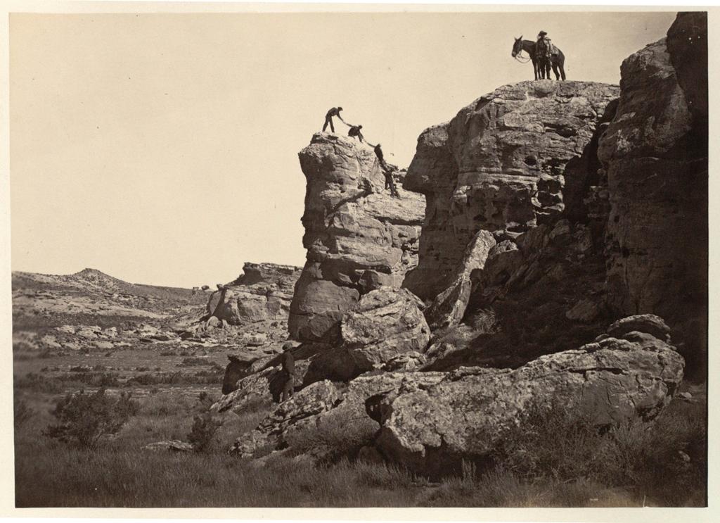 3 High Bluff, Black Buttes, from The Great West Illustrated by