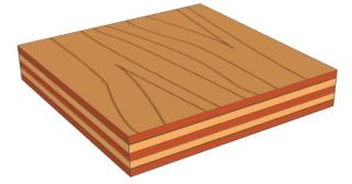They are usually composed of natural woods and resin, which binds them together. MANMADE BOARDS - FLEXI PLY MANMADE BOARDS - CHIPBOARD A ﬂexible form of plywood.