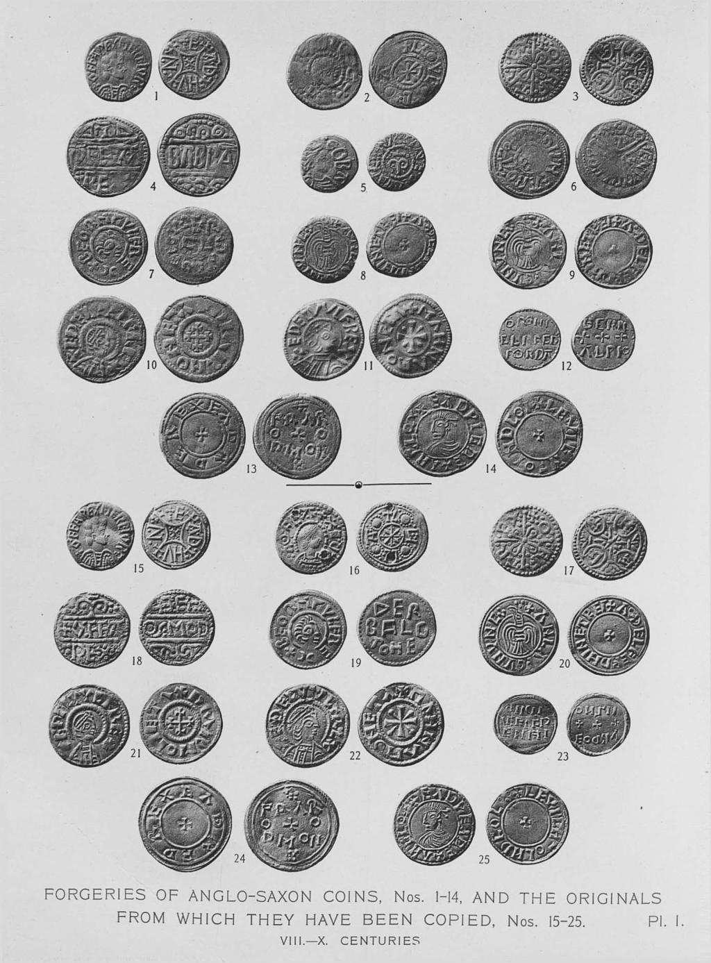 FORGERIES OF ANGLO-SAXON COINS, Nos.