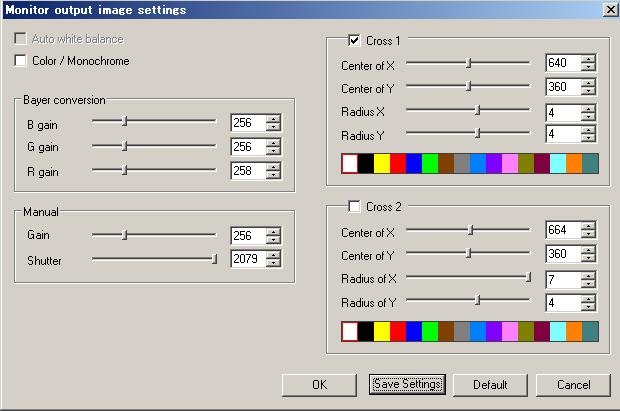 97 6. SETTINGS 6.7. MONITOR SETTINGS Monitor Settings is applicable only on monitor output cameras.